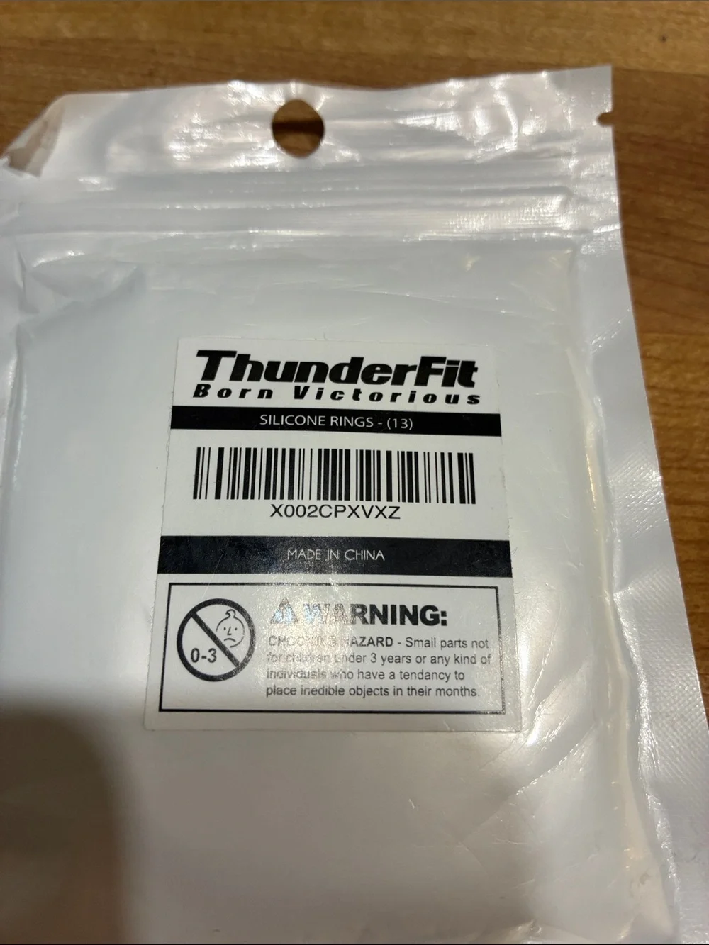 NEW ThunderFit set of 2 rings size 13